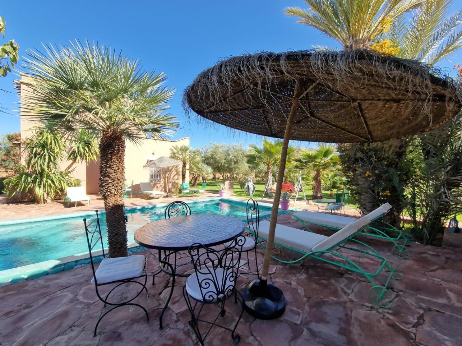 Manzal Lahbab, 2Villas 2Bungalows 2Piscines Et Jardins Ouled Jelal ภายนอก รูปภาพ