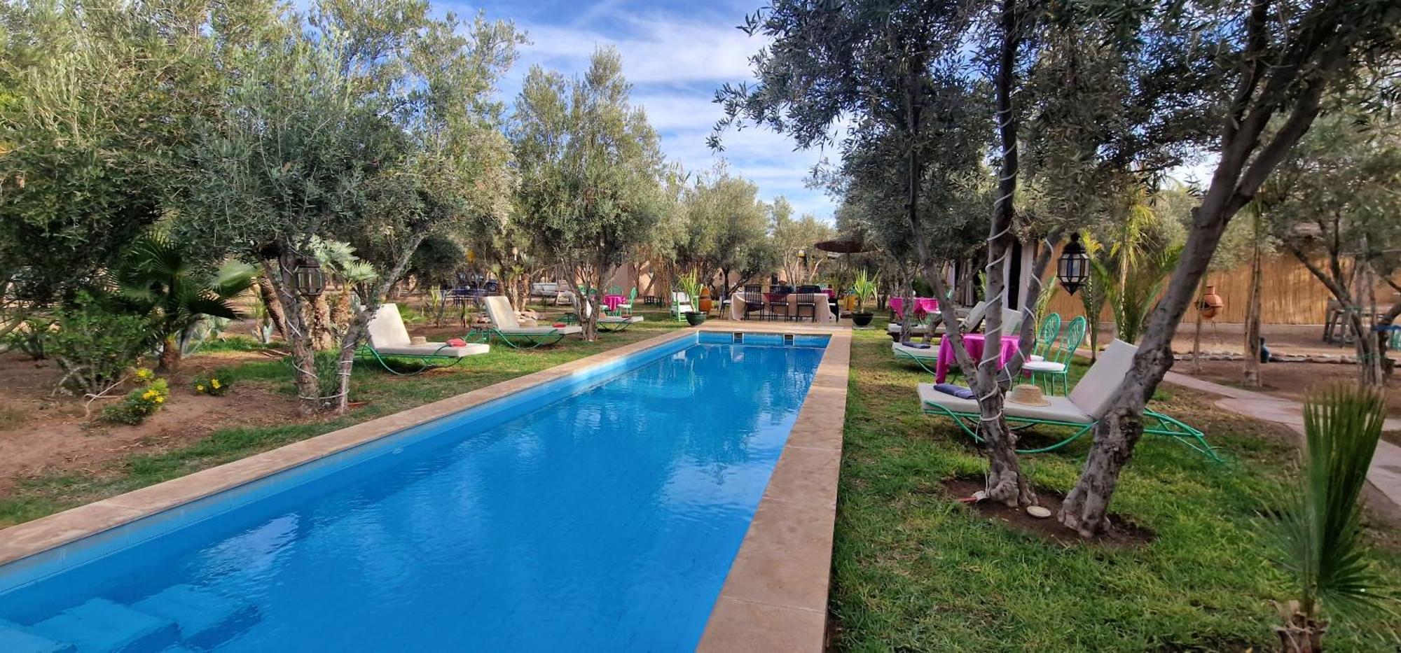 Manzal Lahbab, 2Villas 2Bungalows 2Piscines Et Jardins Ouled Jelal ภายนอก รูปภาพ
